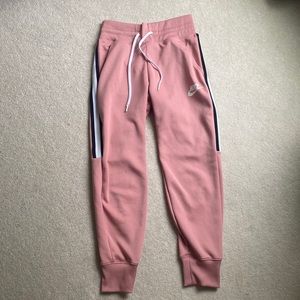 Pink Nike joggers